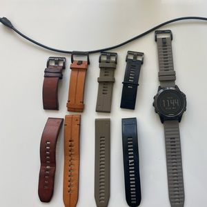 Garmin Fenix 5 with extra bands